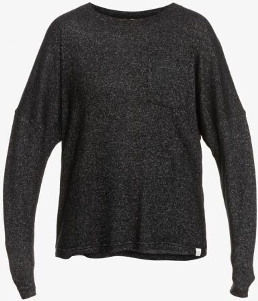 T-SHIRT ROXY CASUAL VIBE CREW L/S - schwarz - S