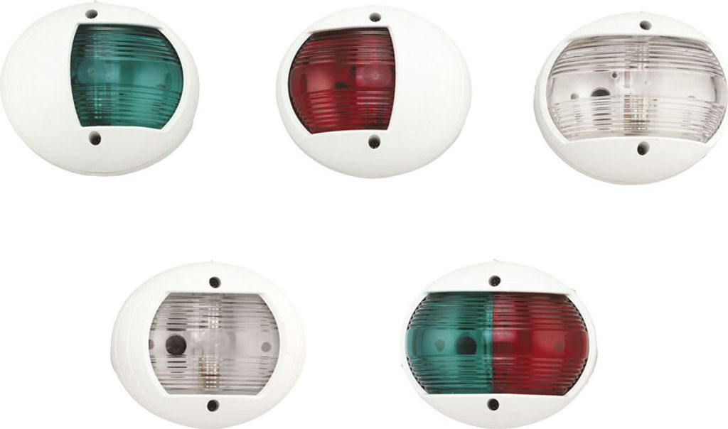 Allpa Led-Positionslaterne, Hecklicht, 8-30v, Led 1w, 135°, 2nm, Weißes Gehäuse, Klare Linse