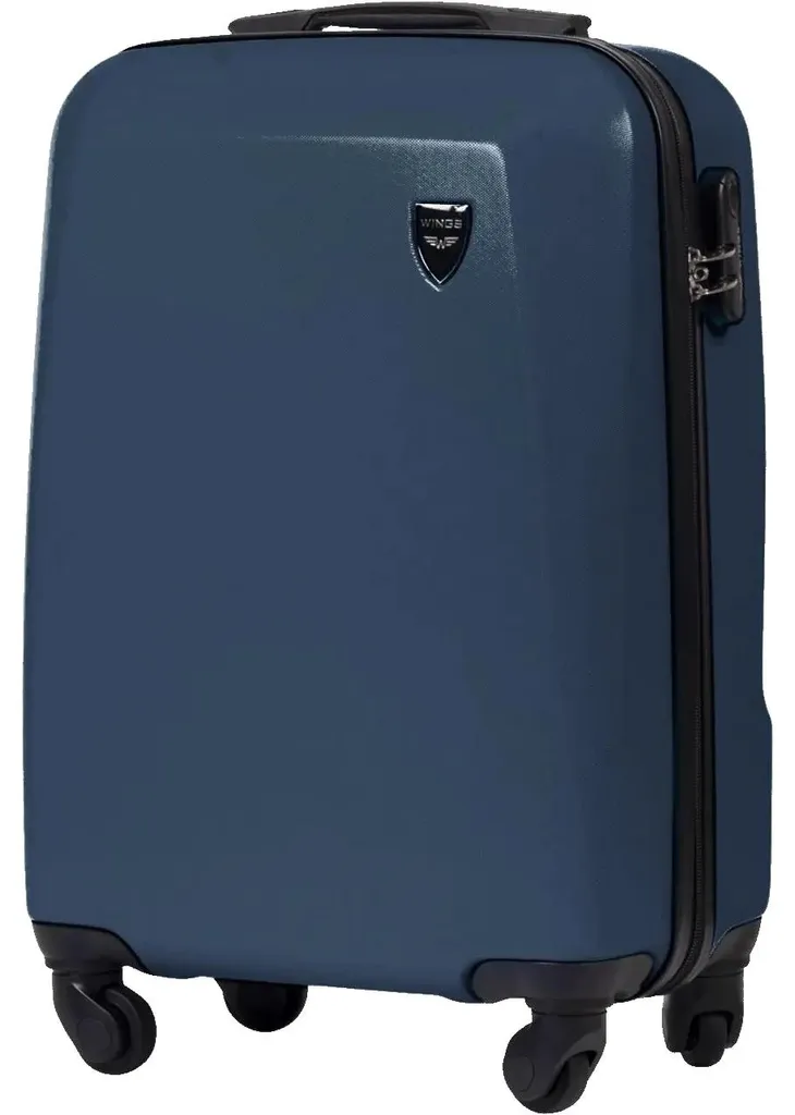 Bagage à main rigide bleu - Valise de voyage compacte et résistante