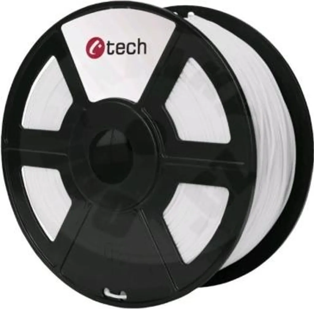 Filament PETG C-TECH Blanc 1.75mm 1kg 330m pour Impression 3D Durable