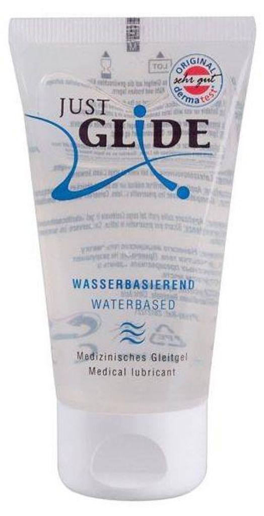 Just Glide Waterbased Gleitgel auf Wasserbasis 20 ml Produktbild 