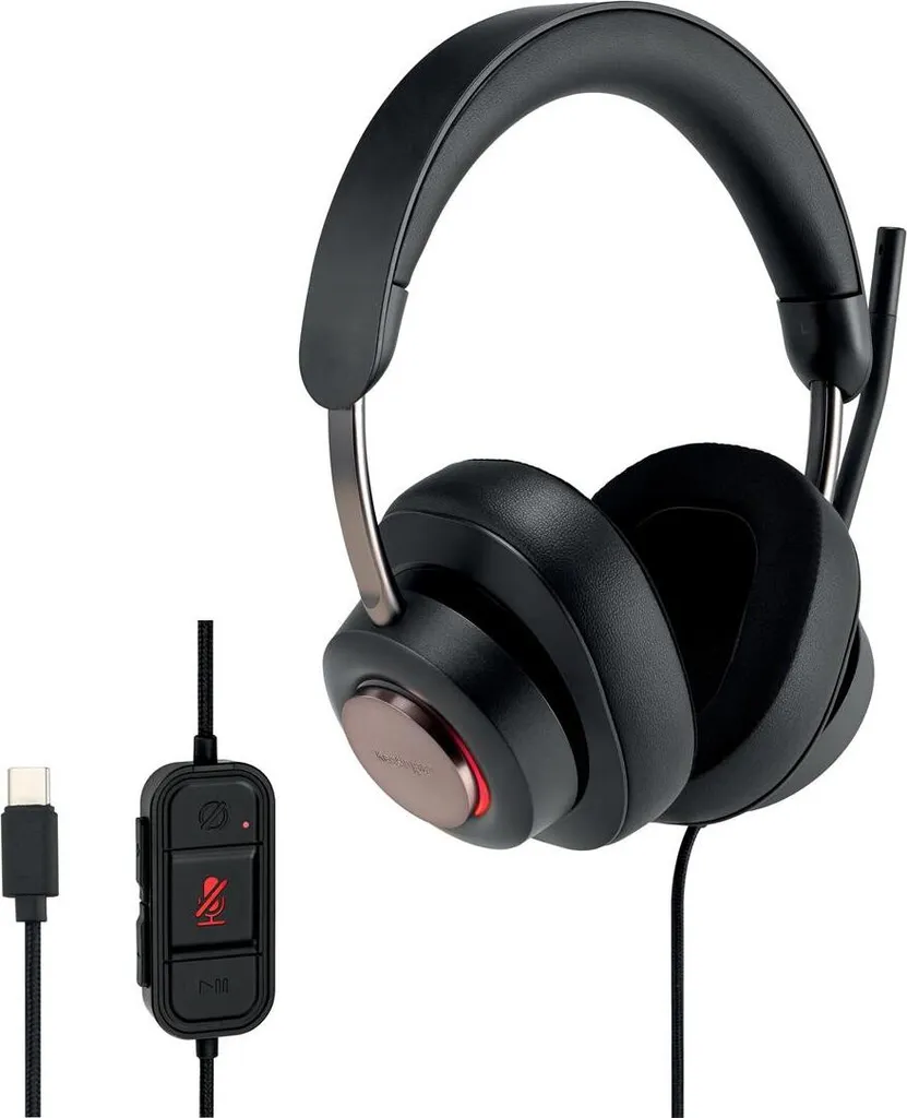 Casque Audio Filaire Kensington H2000 PROVC USB Noir Haute Qualité