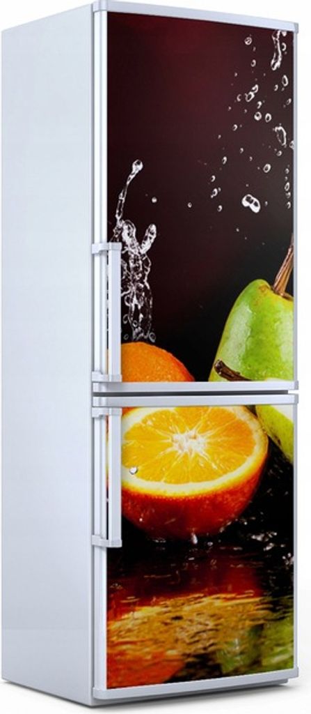 Magnetische Abdeckung Obst auf dunklem Hintergrund 60x180 cm