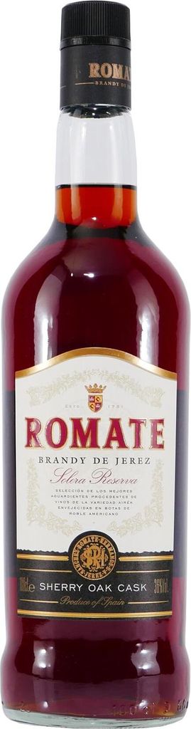 Brandy Romate Solera Reserva - Jerez - Spanien