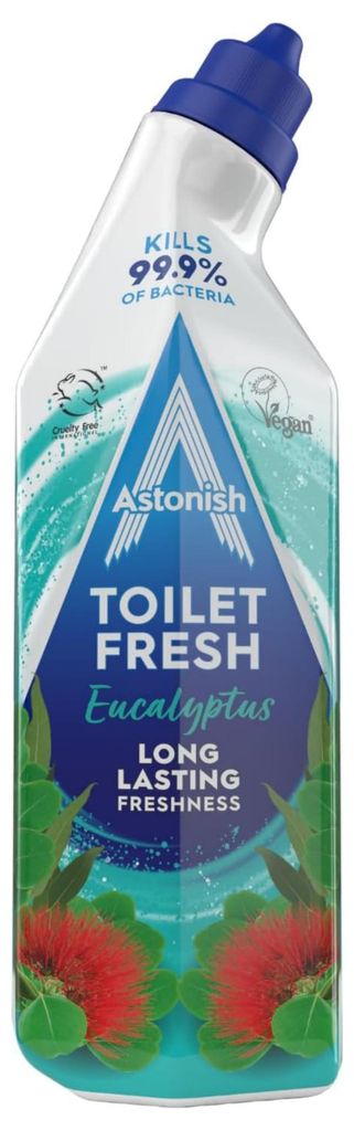 Astonish | Badreiniger - Reinigungsmittel - für WC - 750 ml - antibakteriell - Badreiniger - Duft Eucalyptus
