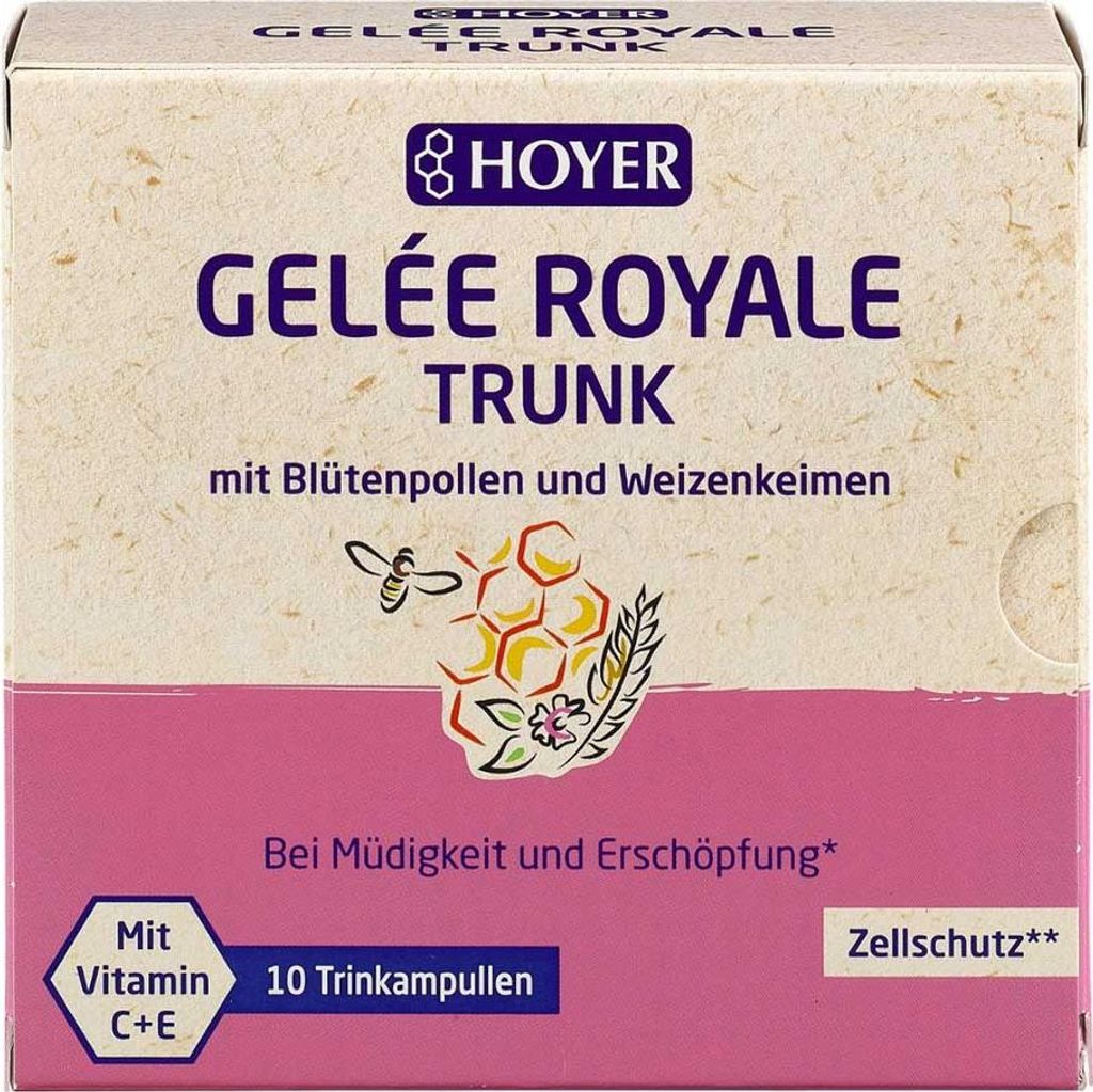 Hoyer 4002029050093, Płynny, Mleczko pszczele, Bee pollen, Zdjęcie produktu 