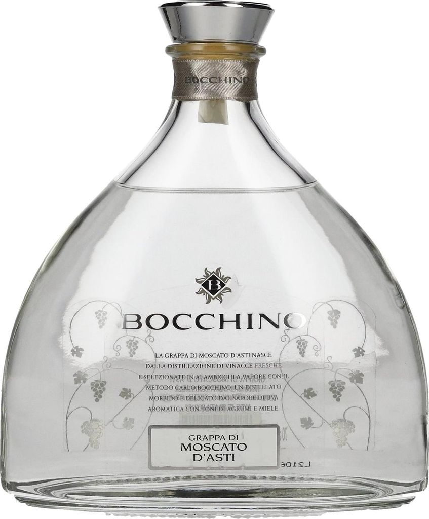 Bocchino Grappa di MOSCATO D'ASTI 40% Vol. 0,7l