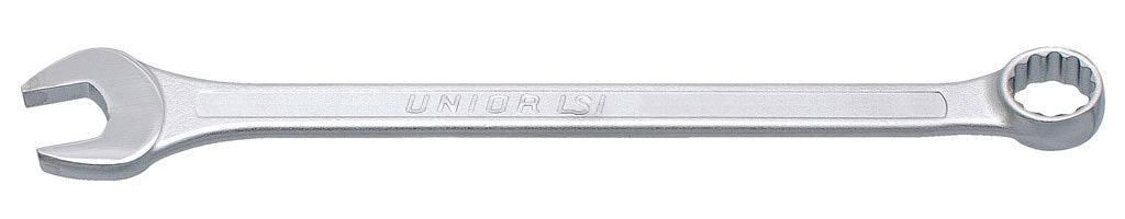 Unior 120/1 Ringgabelschlüssel, lange Ausführung, gekröpft, 27mm