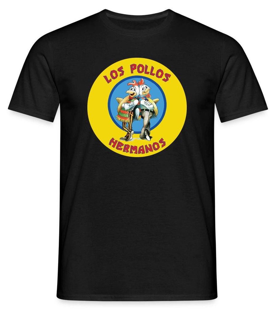 Spreadshirt Breaking Bad Los Pollos Hermanos Männer T-Shirt, L, Schwarz