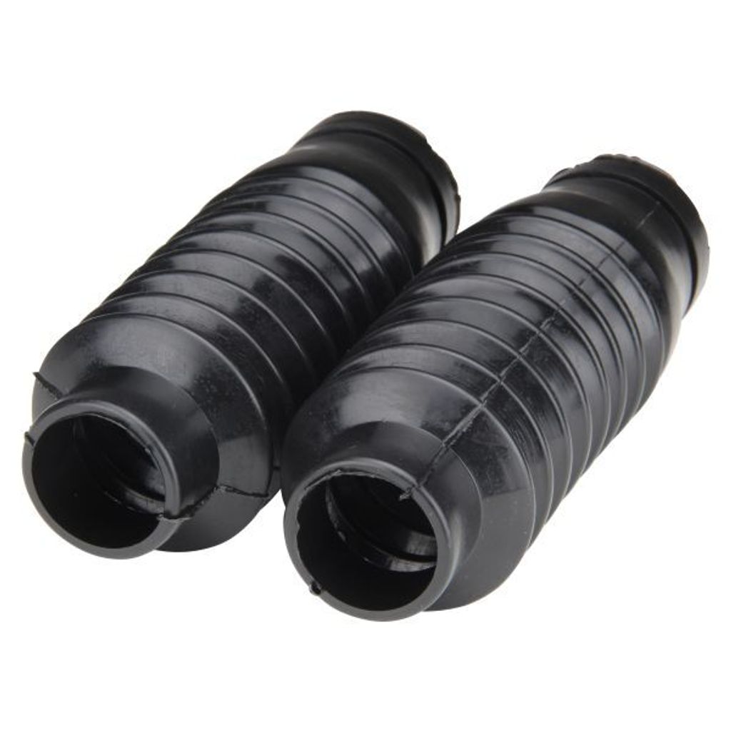 Faltenbalg Gabelgummi Set schwarz (165/30/40mm) für MBK 51 Motobecane Mobylette AV-51