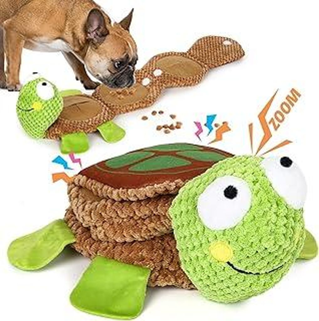 IOKHEIRA Interaktives Hundespielzeug Quietschend - Futtersuche Instinkt Training, Intelligenz Stressabbau Langeweile - Für Große, Mittlere und Kl...