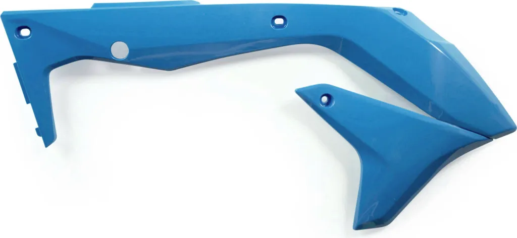 Remplacer ouïes radiateur KAWASAKI KX 450 F cassées par ACERBIS bleu vif