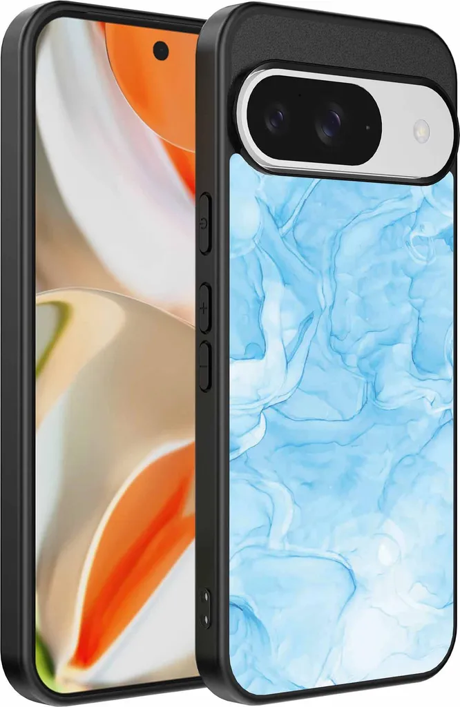 Must-Have: Cover Pixel 9 Pro XL Marmo Azzurro - Stile Unico 2024