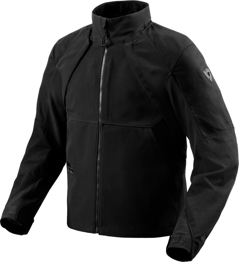 Revit Continent Motorrad Textiljacke, schwarz, XL