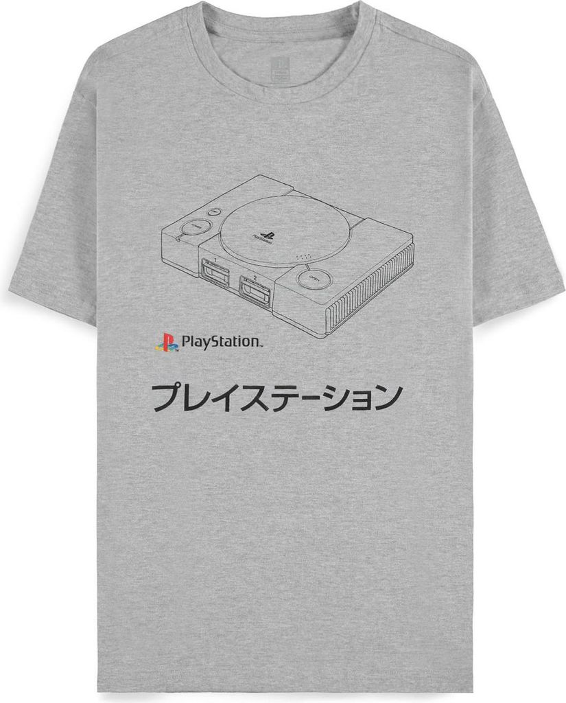 Playstation T-Shirt Herren PlayStation - O.G Console grau S