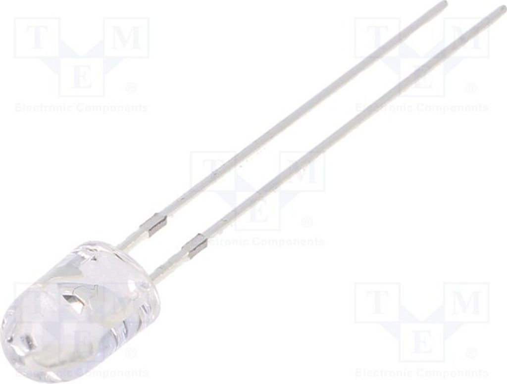2x LED 5,1x4,3mm 100/40° orange 13000mcd OSO5PA5HA1B LED Dioden THT oval oval