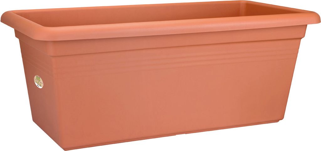 elho green basics Garten xxl 100cm Übertopf - mild tonrot Produktbild 
