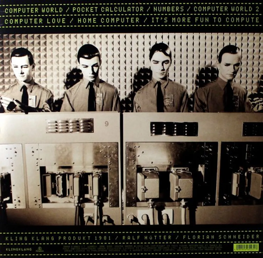 Kraftwerk Computer World Vinyle Jaune LP - Édition Limitée Remasterisée