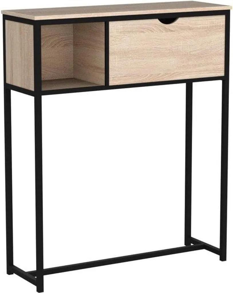 Console étroite style industriel Detroit pour optimiser vos petits espaces