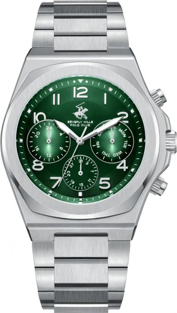 Orologio Sportivo Beverly Hills BP3777X.370 Verde Acciaio Inox