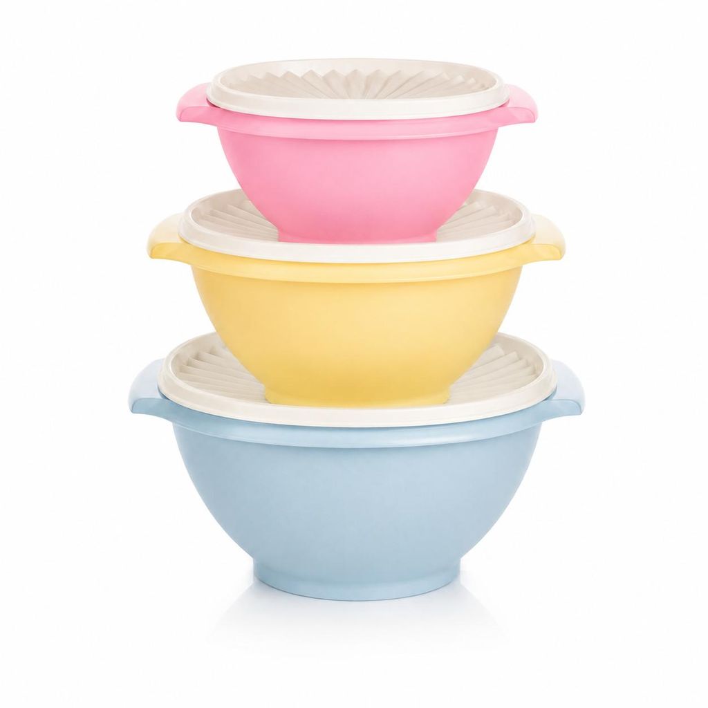 Set di ciotole solari Tupperware (3 pezzi): 860 ml + 1,3 L Immagine del prodotto  Immagine generata dall'IA