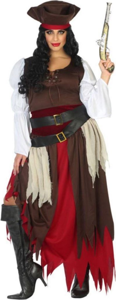 Piraten-Kostüm für Damen Übergröße Faschingskostüm Produktbild 