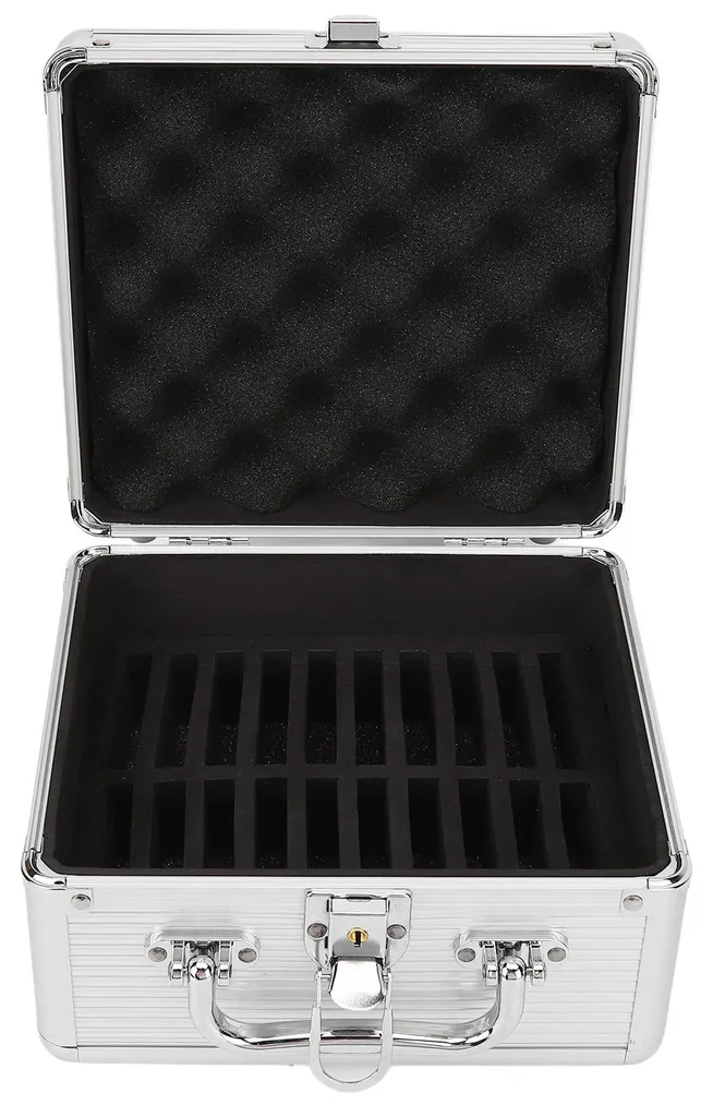 Boîte de rangement 20 baies pour disques durs 2,5 pouces avec serrure