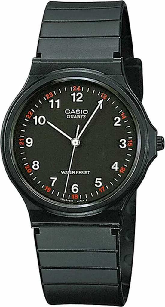 Montre homme Casio noire incassable pour en finir avec les rayures