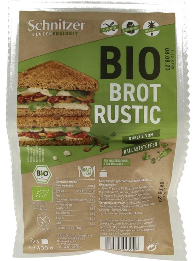 Schnitzer Bread'N Toast Dark (430 gr) Productafbeelding 