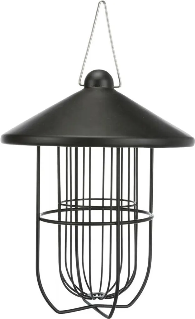 Support Boule de Graisse Trixie Noir : Nourrir les Oiseaux du Jardin
