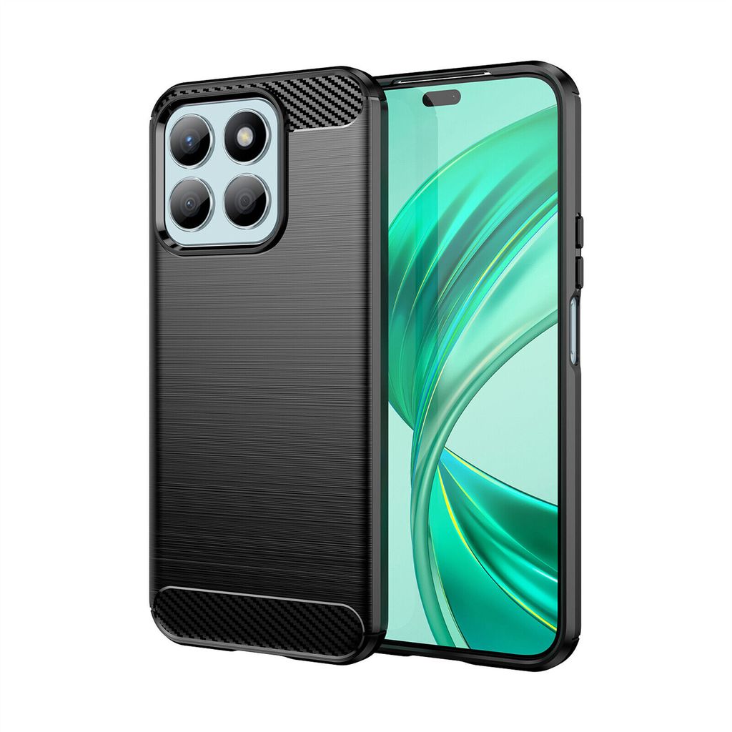 Carbon Hülle für Honor X8b Handyhülle Backcover TPU Silikon Bumper Handytasche