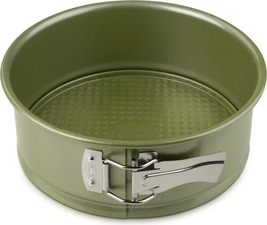 Zenker Springform Ø 20 cm mit hohem Rand aus der Serie Green Vision Hochwertige und stabile Backform 20er Kuchenbackform mit veganer Antihaftbes...