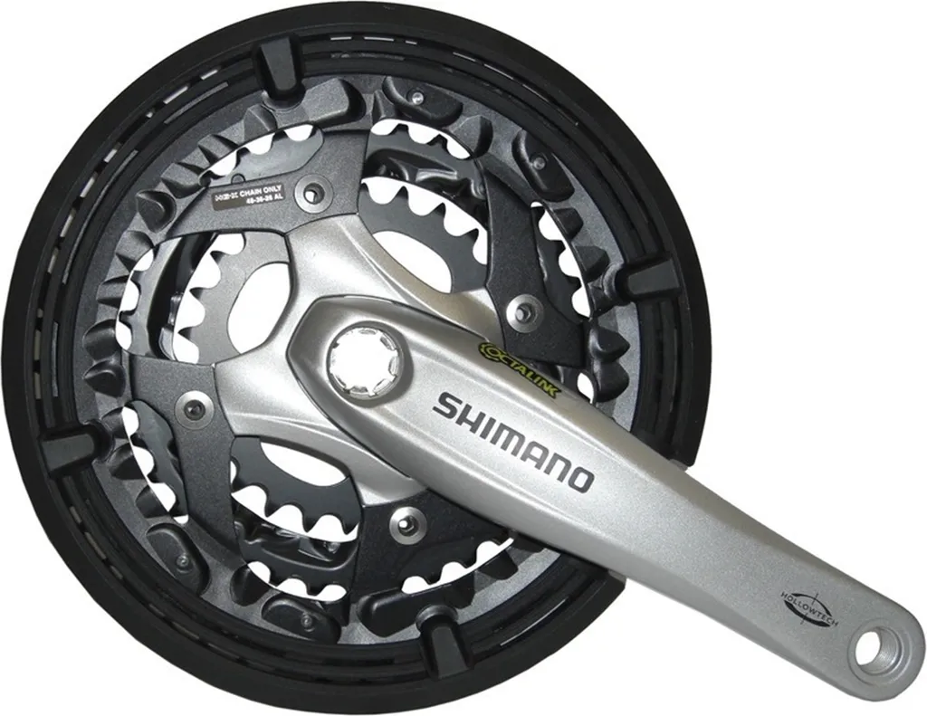 Pédalier Shimano FC-T521 Argent : Fini les Déraillements avec l'Octalink