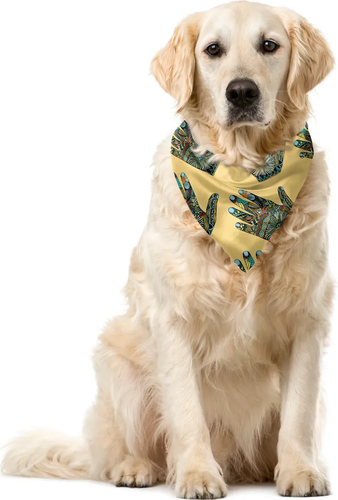 Bandana Cane Lavabile ABAKUHAUS 40x40 cm | Design Orientale Resistente