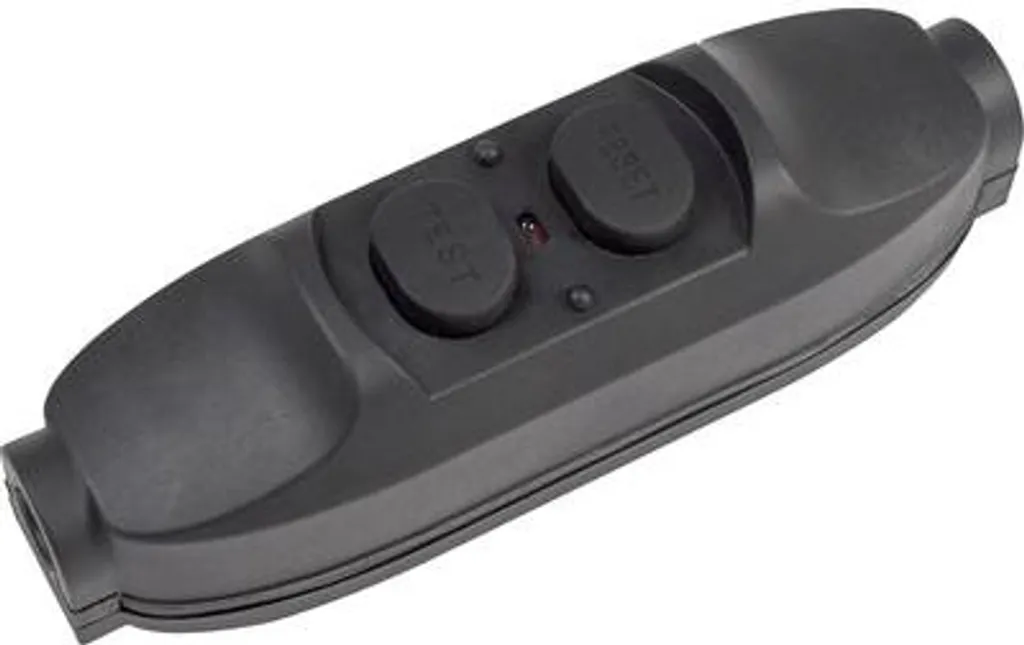 as - Schwabe 45223 Interrupteur de Sécurité PRCD 230V IP55 Noir