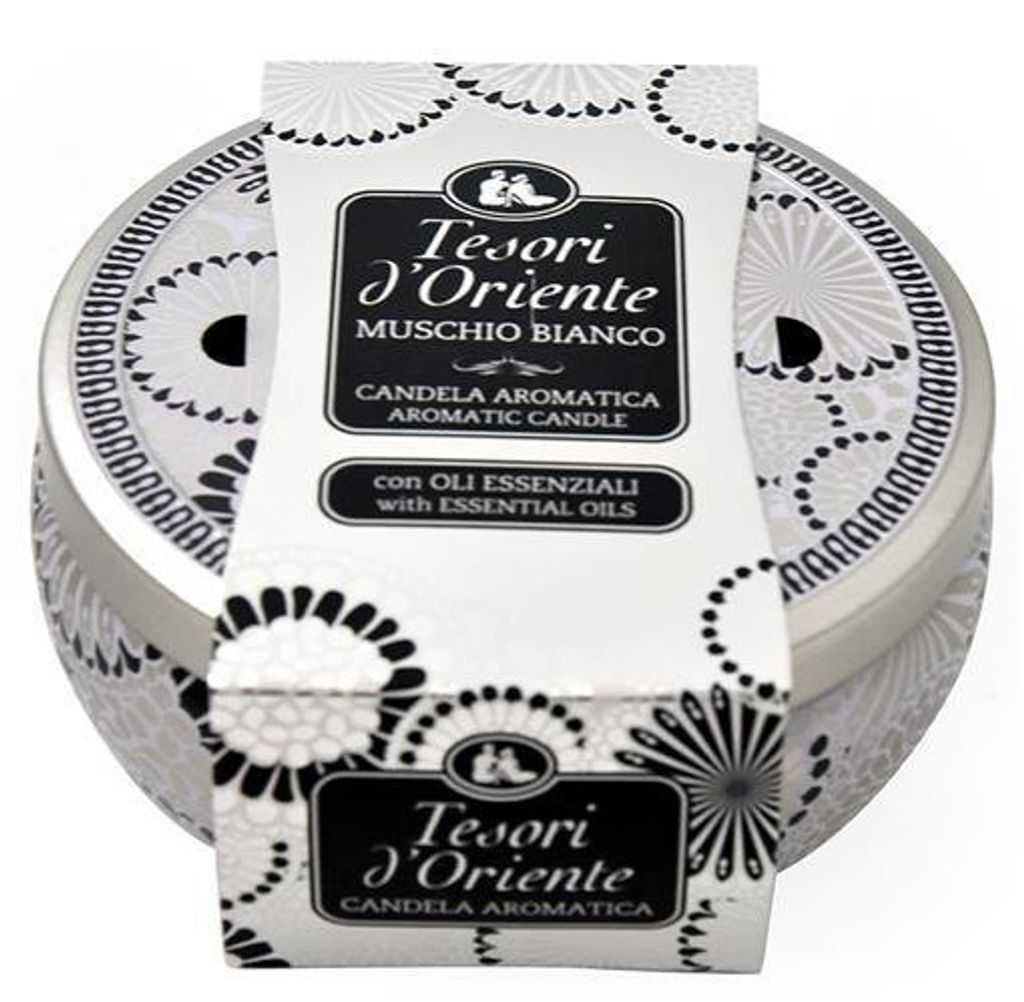 Świeca zapachowa Candela Bicchiere Muschino Bianco 200g - Zdjęcie produktu 