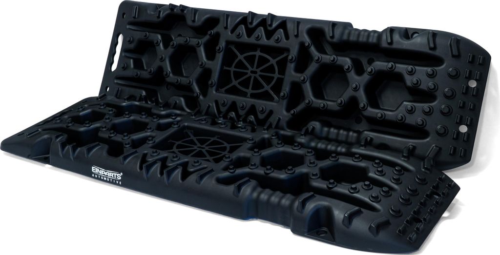 Auffahrrampen 108x31x65 cm All-Terrain 10 Tonnen Schwarz