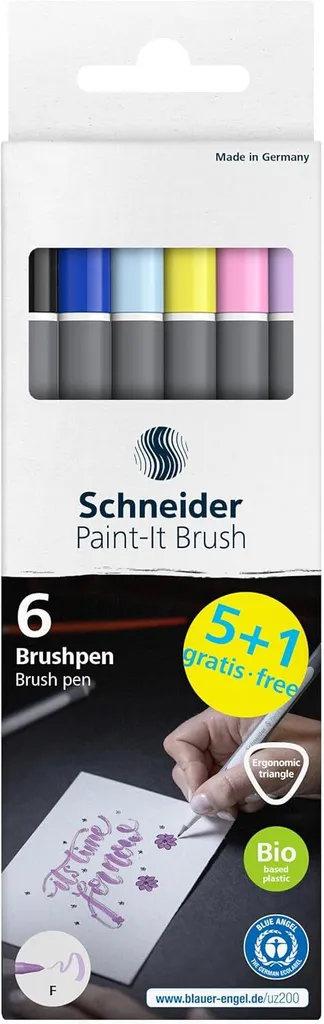 Unboxing Schneider Paint-It 070: Le Migliori Brush Pen per Lettering