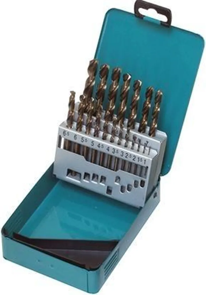 Jeu de forets HSS au cobalt pour percer l'inox et les métaux durs, 1-10mm