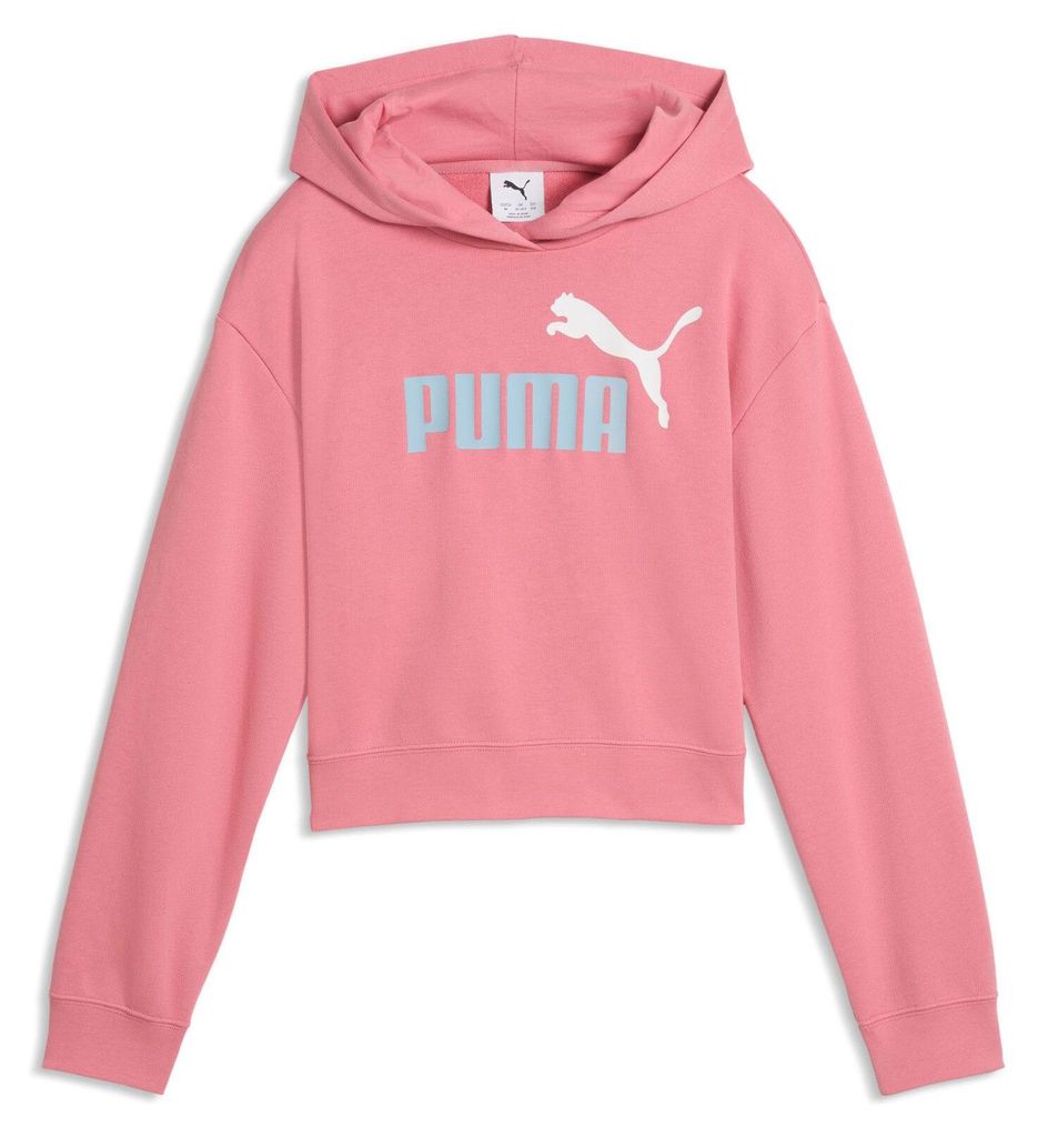Puma ESS 2 COLOR No. 1 Logo Short Length Hoodie TR G - Wild Pink, Größe:164