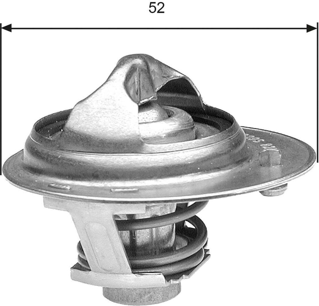 GATES TH30188G1 - OE 2550021210 Kühlwasserthermostat für Accent I (X-3), Galloper II (JK-01), Lantra I (J-1), Santamo, Sonata II (Y-2), Sonata II...