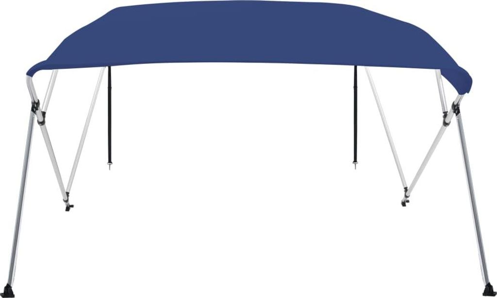 vidaXL 4-Bow Bimini Top Blau 243x180x137 cm Obrázok produktu 
