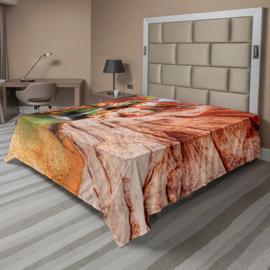 Drap de lit décoratif Grand Canyon pour chambre nature 260x228 cm