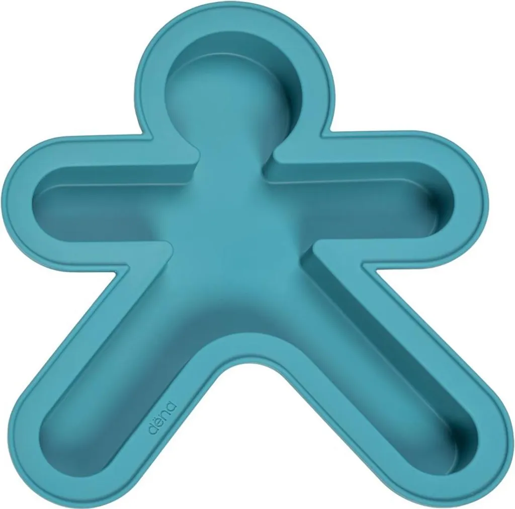 Moule silicone souple incassable dëna Bakken bleu pour la pâtisserie