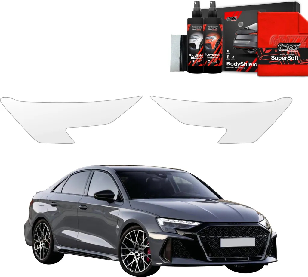 Protection de phares auto-cicatrisante Audi RS3 2025 bi-couche