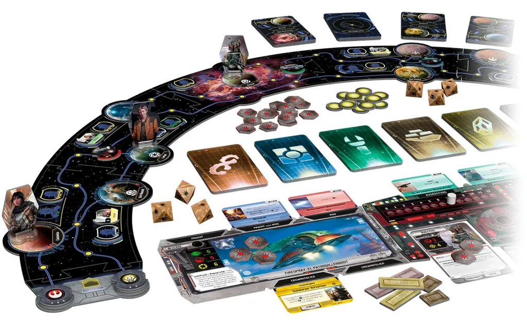 Asmodee Star Wars : Outer Rim - Jeu de Stratégie Bordure Extérieure 14+