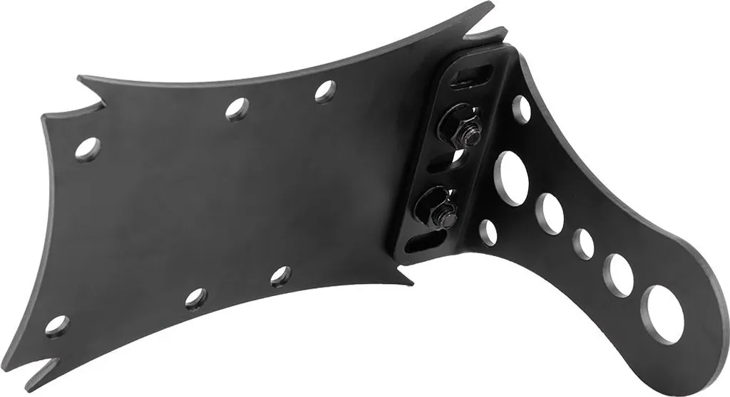 Support Plaque Latéral Moto Universel Style Rétro Fixation Axe Roue