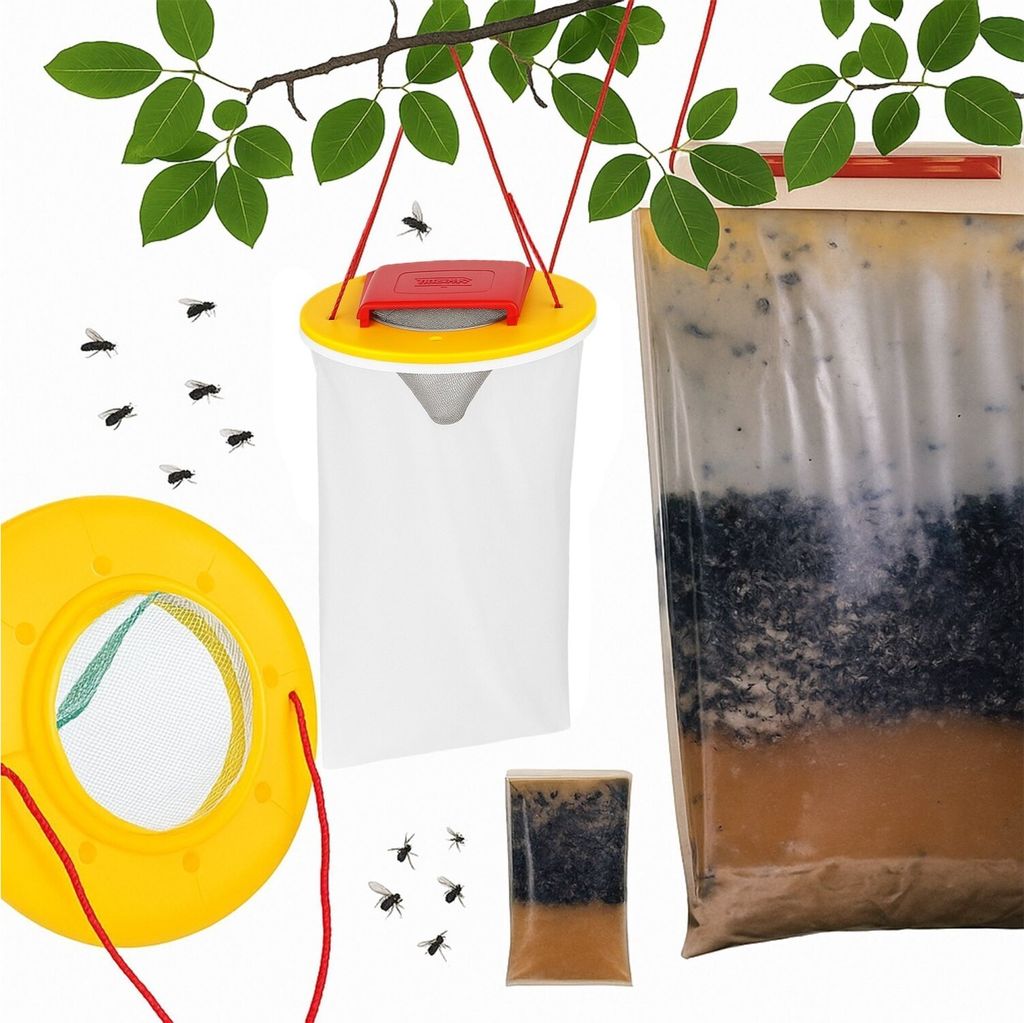 Fliegenfalle Insekten Tasche Pfote Insektenschutz Fliegenfalle Gross Mit Einem Lockvogel