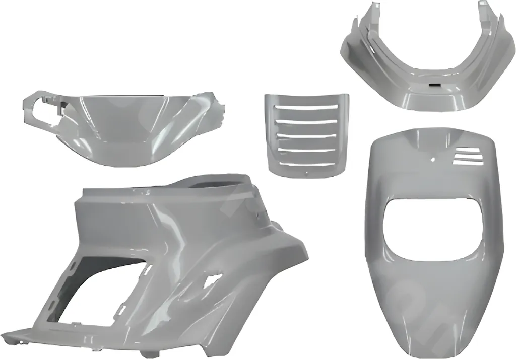Kit Carrosserie Gris Nardo 5 Pièces TNT pour Personnaliser votre Scooter