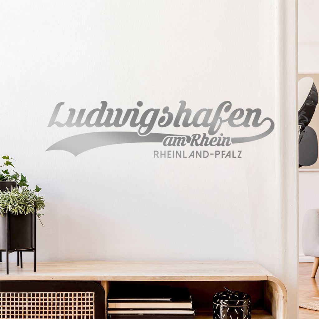 Ludwigshafen Rheinland-Pfalz Wandtattoo Wandaufkleber Wall Sticker - Dekoration, Küche, Wohnzimmer, Schlafzimmer, Badezimmer